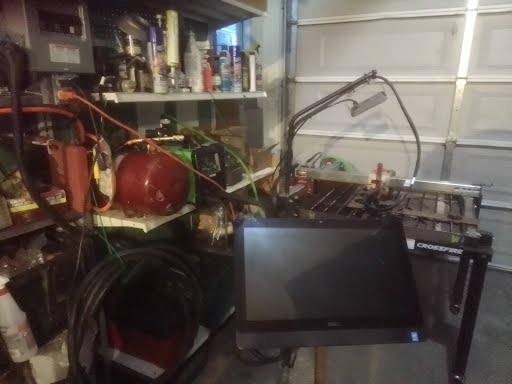 CNC plasma cutter setup